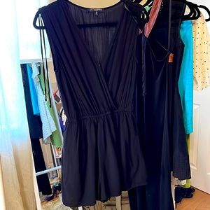 $8 SALE DAY One Clothing Black Romper 2B
